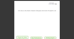 Desktop Screenshot of conflictincities.org